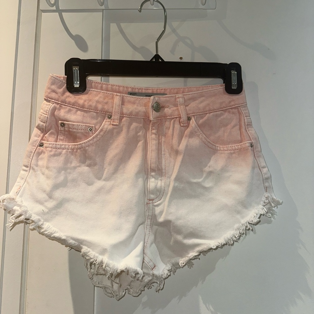 Topshop mom denim shorts